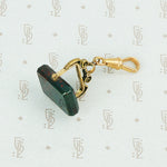 blood stone spinner fob on hook