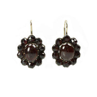 Victorian Bohemian Garnet Earrings