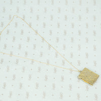 antique gold book locket back
