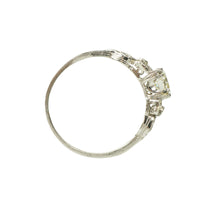 Unique Vintage Engagement Ring with Bows