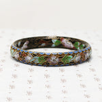 Vivid Cloisonné Enamel Bangle Bracelet