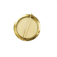 Wonderful 15k Locket Brooch Circa 1870