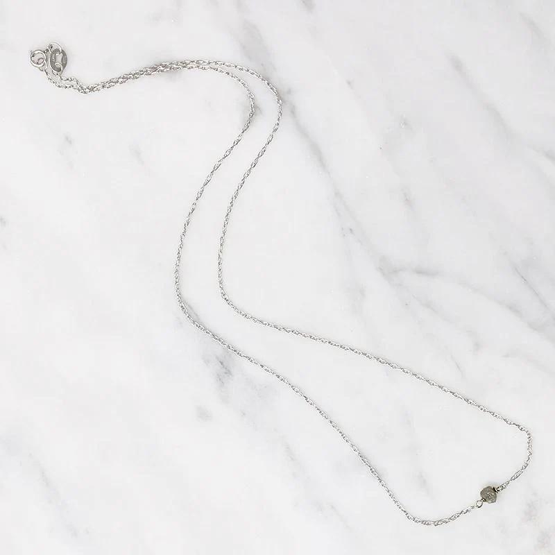 Simple Beauty Raw Diamond Necklace