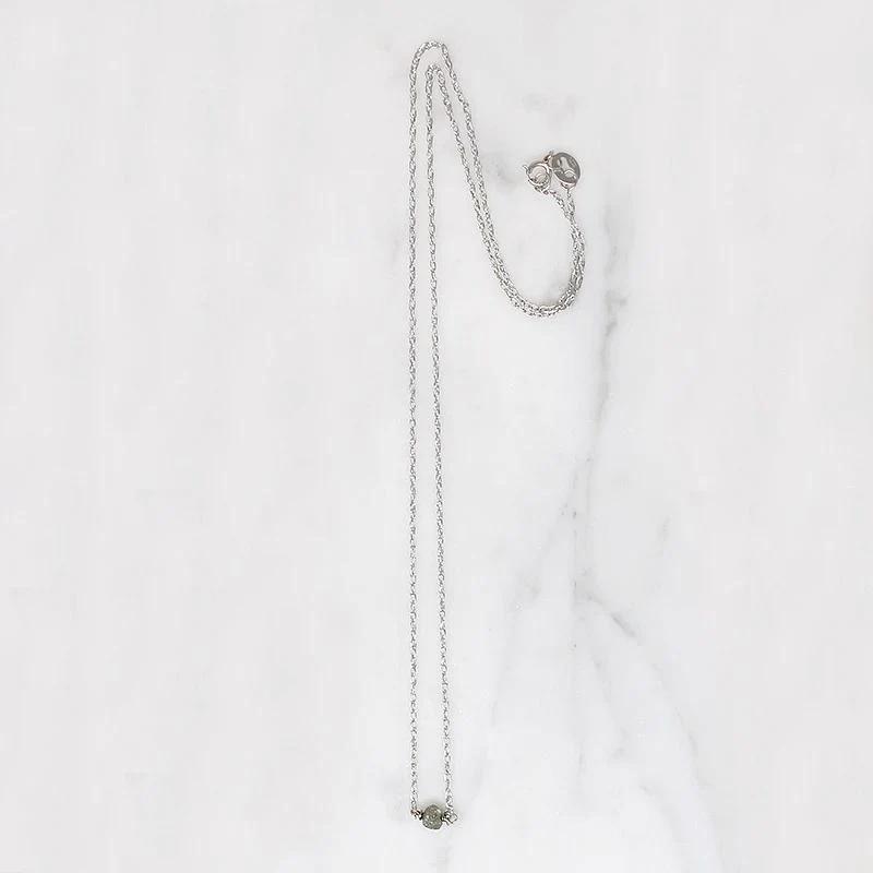 Simple Beauty Raw Diamond Necklace