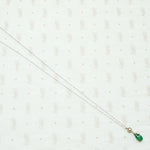 Diamond & Emerald Drop Necklace by brunet