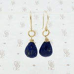 Lapis Lazuli O Drop Earrings by brunet