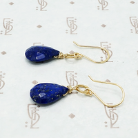 Lapis Lazuli O Drop Earrings by brunet