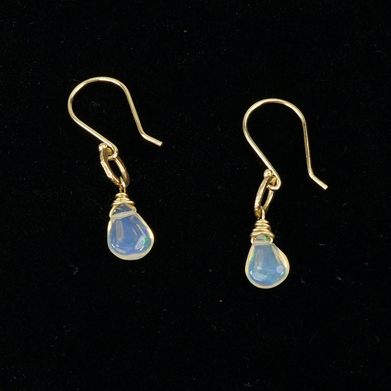 Opal O Recycled Gold Earrings by brunet