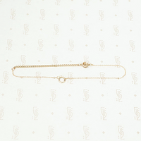 Rose Gold Curb and Diamond Bracelet by brunet