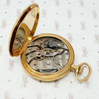 black starr and frost 18k gold pocket watch works