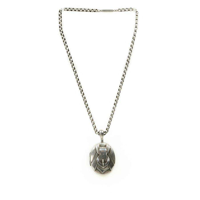 Sterling Victorian Locket and Chain