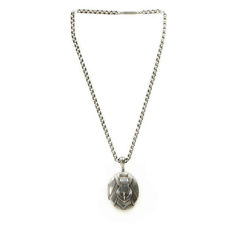 Sterling Victorian Locket and Chain