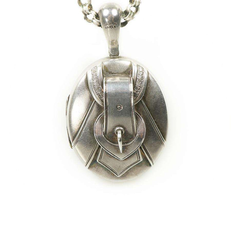 Sterling Victorian Locket and Chain