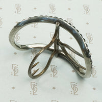 Georgian Black Dot Paste Silver Buckle