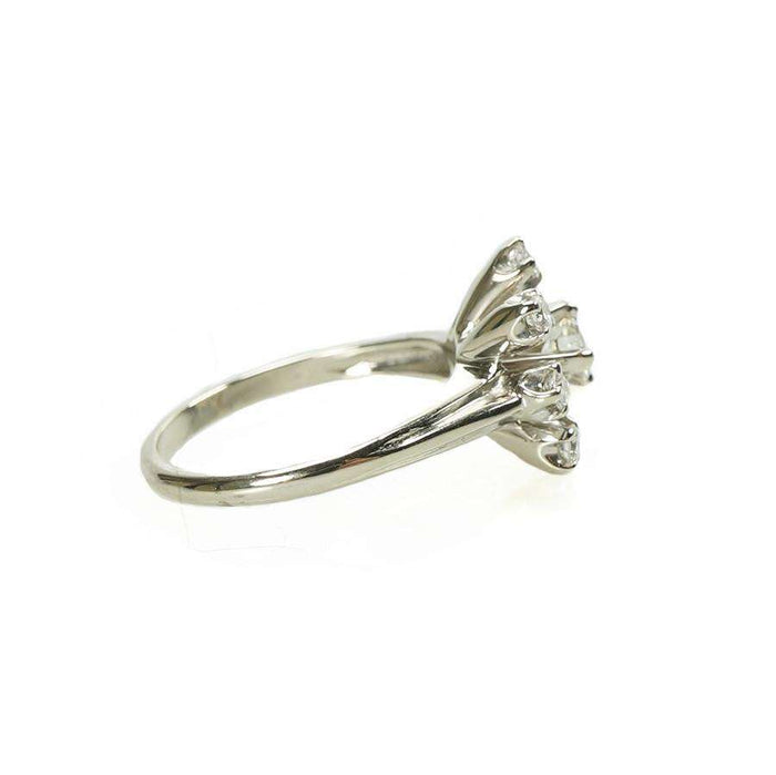 Fabulous Mid Century Diamond Starburst Ring