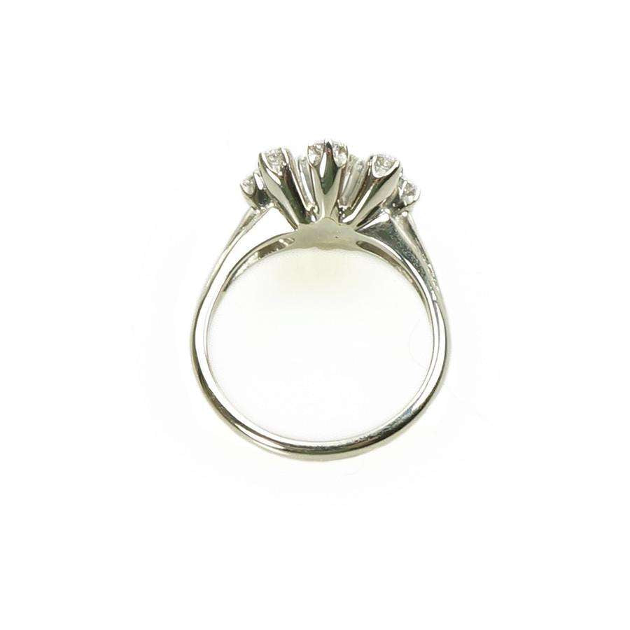 Fabulous Mid Century Diamond Starburst Ring