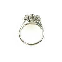 Fabulous Mid Century Diamond Starburst Ring