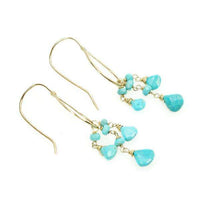 The Cairo Earrings by brunet in Turquoise