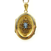 Victorian Book Chain with Cameo Locket