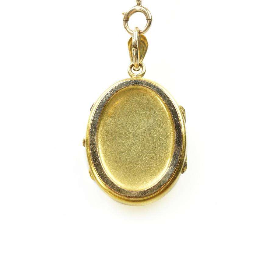 Victorian Book Chain with Cameo Locket