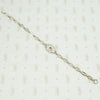 Vintage 20's White Gold and Camphor Glass Bracelet