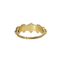 Lovely Georgian Hoop Ring set with Garnets