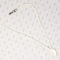 Tropical Flair Mother of Pearl Pineapple Necklace