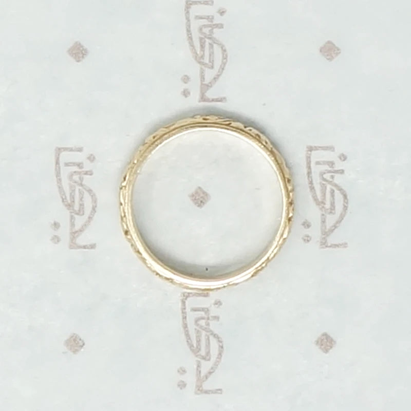 Romantic Garland Vintage Wedding Band