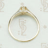 Victorian Buttercup Diamond Solitaire Ring