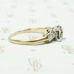 Champagne Old European Cut Diamond Ring