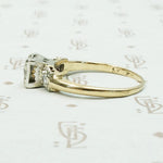 Champagne Old European Cut Diamond Ring