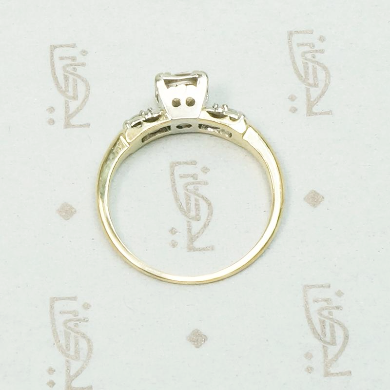 Champagne Old European Cut Diamond Ring