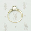 Champagne Old European Cut Diamond Ring