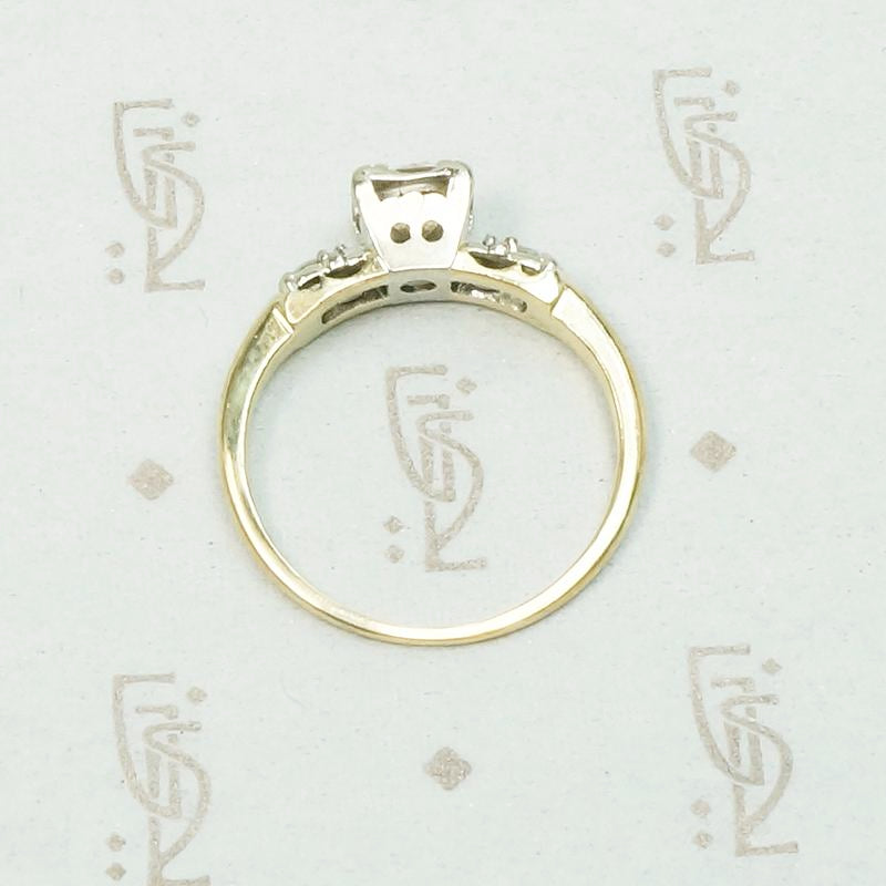 Champagne Old European Cut Diamond Ring