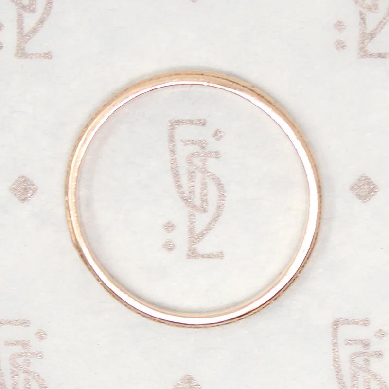 Charming Deco Design Band in Recycled Rose Gold