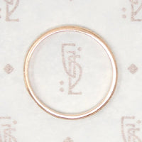 Charming Deco Design Band in Recycled Rose Gold
