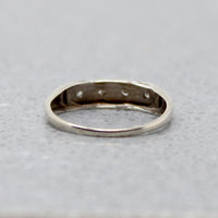 Scalloped White Gold & Diamond Wedding Band