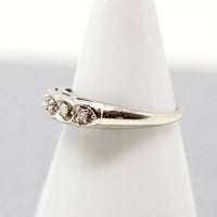 Scalloped White Gold & Diamond Wedding Band