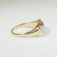 1940's Retro 2-tone Jabel Diamond Ring