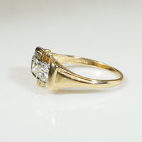 1940's Retro 2-tone Jabel Diamond Ring