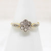 Diamond Flower Cluster 18ct & Platinum Ring