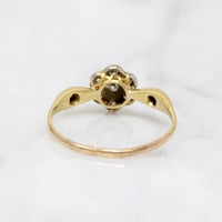 Diamond Flower Cluster 18ct & Platinum Ring