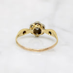 Diamond Flower Cluster 18ct & Platinum Ring