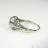 Filigreed Diamond Solitaire with Fine Engraving