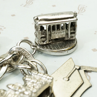 Vintage Charm Bracelet with Twenty Charms