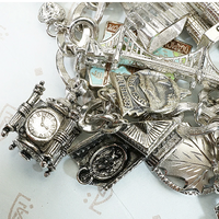 Vintage Charm Bracelet with Twenty Charms