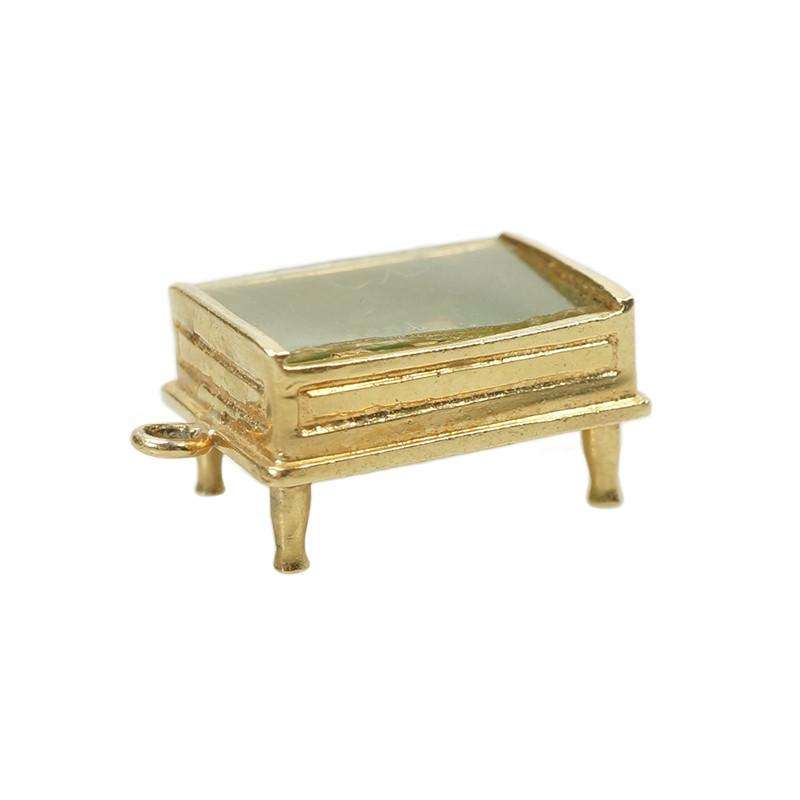 Vintage Gold Charm in the form of A Craps Table
