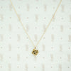 Antique Gold Love Knot Diamond Pendant