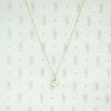 1920s Two Tone Gold and Diamond Pendant