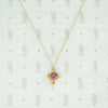Art Nouveau Amethyst and Gold Pendant